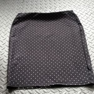Polka dot pencil skirt